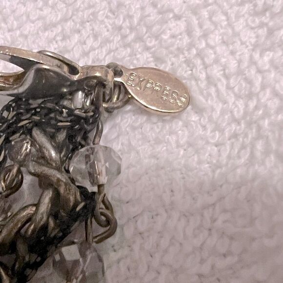 Express gold beaded long necklace. Lots of rows - Picture 5 of 7